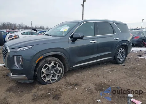 2022 Hyundai Palisade Calligraphy из США, поврежденный, VIN KM8R7DHE5NU361181